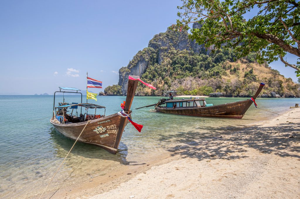 krabi thailand boat